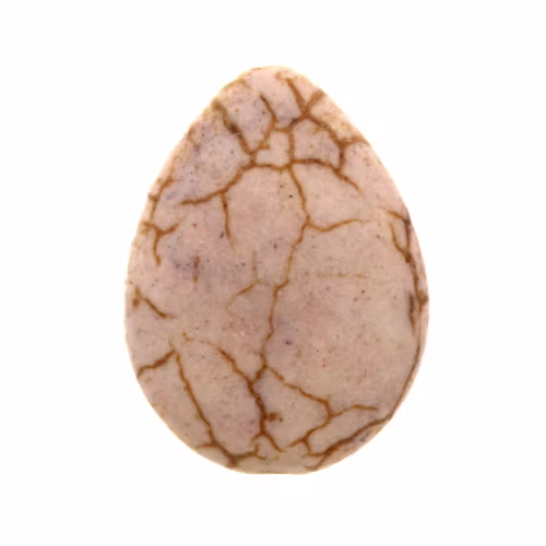 Vit Howlit Droppe Platt 24x18mm 1st