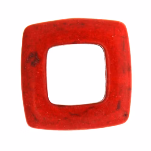 Röd Howlit Ram 20x20mm 1st