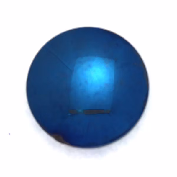 Blå Hematit Coin 20mm 1st