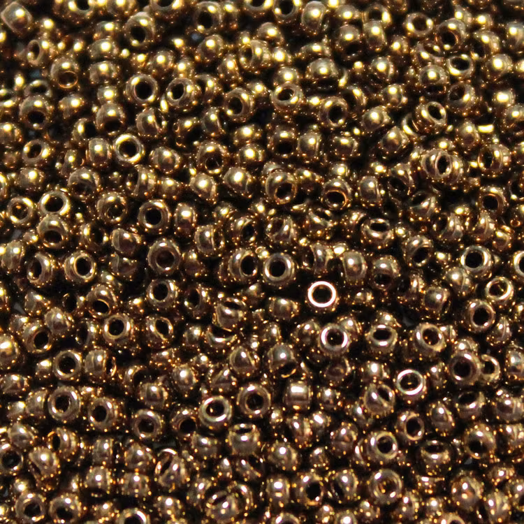 Metallic Dark Bronze 11-0457 Miyuki Seedbeads 11/0 10g