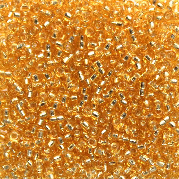 Silverlined Gold 11-0003 Miyuki Seedbeads 11/0 10g