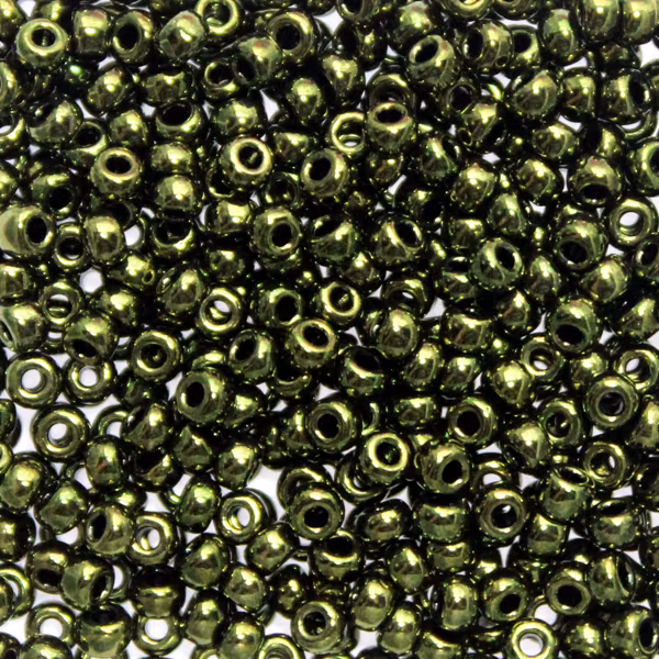 Metallic Olive 8-0459 Miyuki Seedbeads 8/0 10g
