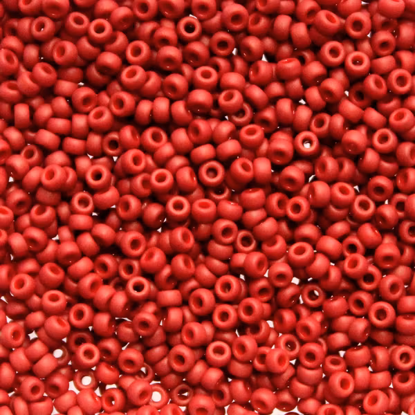 Matte Metallic Dark Maroon 11-2040 Miyuki Seedbeads 11/0 10g