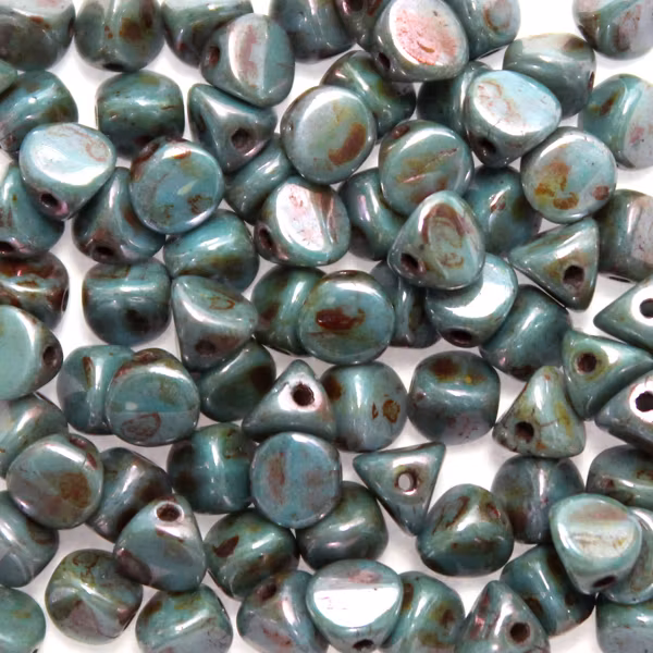 Opaque White Mix Blue/Green Luster Ilos 5g