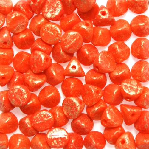 Opaque Light Coral Gold Splash Ilos 5g