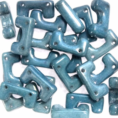 Opaque White Blue Luster Telos 10g