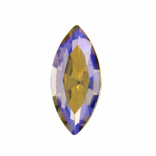 Light Topaz AB Kinesisk Strass Navette 15x7mm 2st