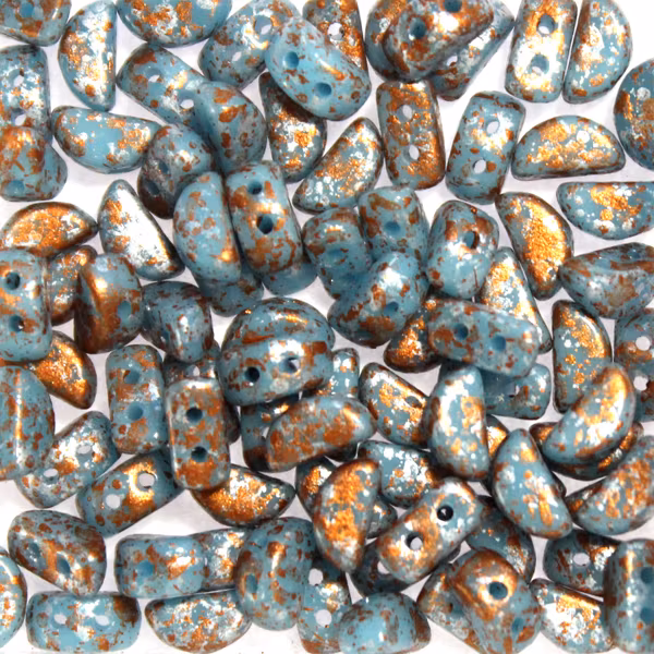 Opaque Aqua Tweedy Copper Kos 5g