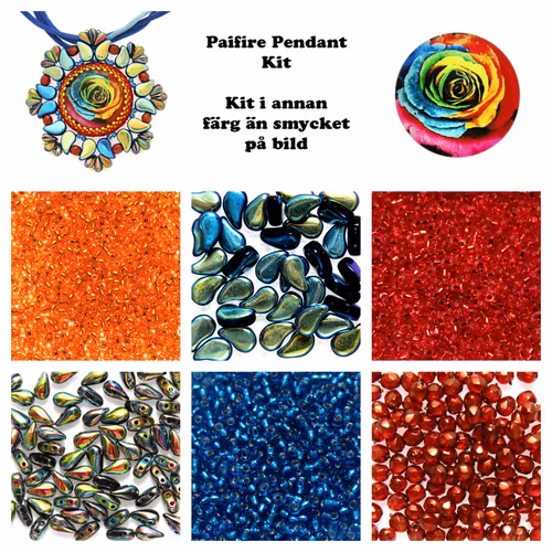 Paifire Pendant Kit Regnbåge (EJ MÖNSTER ENDAST PÄRLOR)