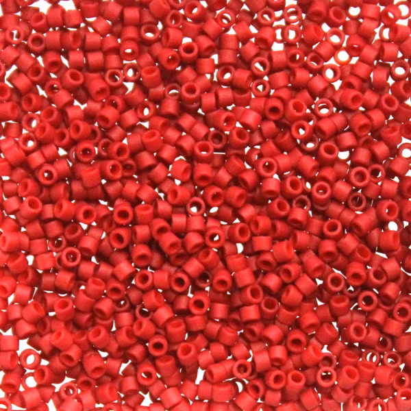 Dyed Semi-matte Opaque Red DB-0796 Delica 11/0 5g