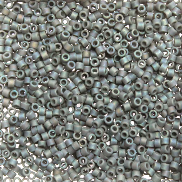 Matte Opaque Light Gray AB DB-0882 Delica 11/0 5g