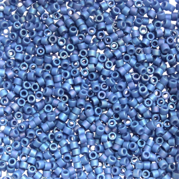 Matte Opaque Glazed Mermaid Blue AB DB-2318 Delica 11/0 5g