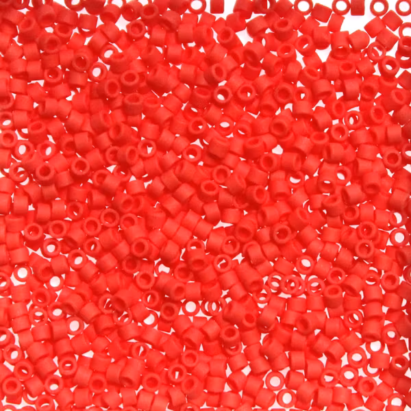 Matte Opaque Red DB-0753 Delica 11/0 5g