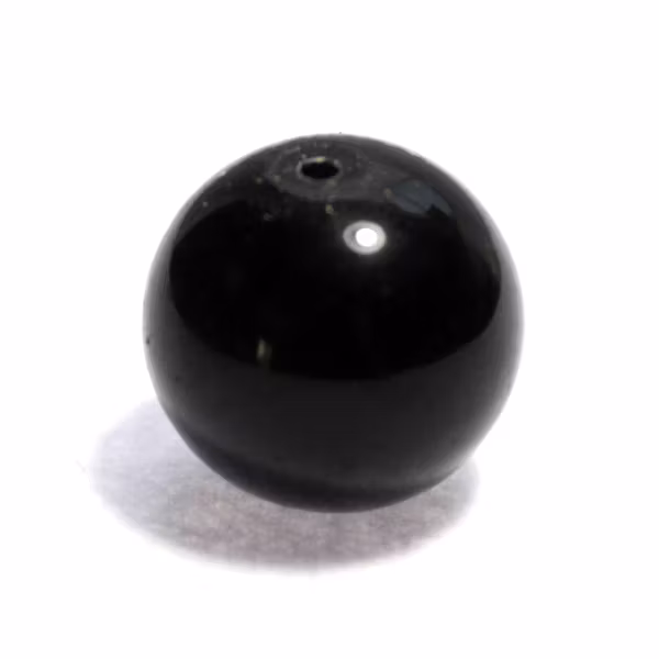 Jade Rund Svart 16mm 1st