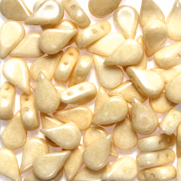 Opaque White Beige Luster Amos 5g