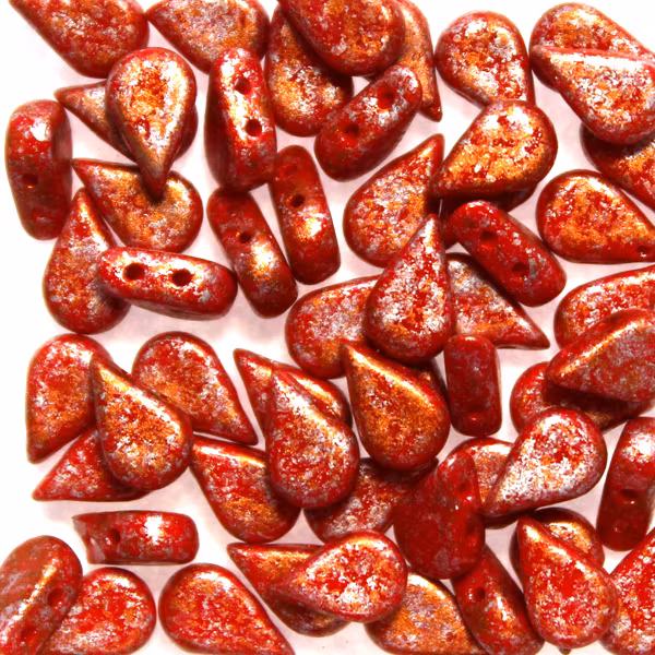 Opaque Red Tweedy Copper Amos 5g