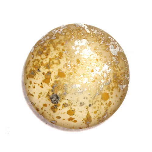 Crystal Mat Silver Cabochon Par Puca 18mm 1st