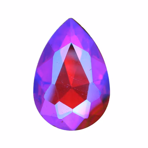 Ruby AB Kinesisk Strass Droppe 30x20mm 1st