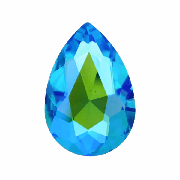 Aqua AB Kinesisk Strass Droppe 30x20mm 1st