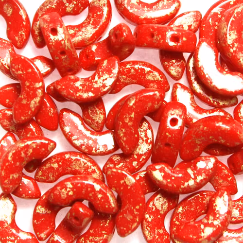 Opaque Red Gold Splash Arcos 5g