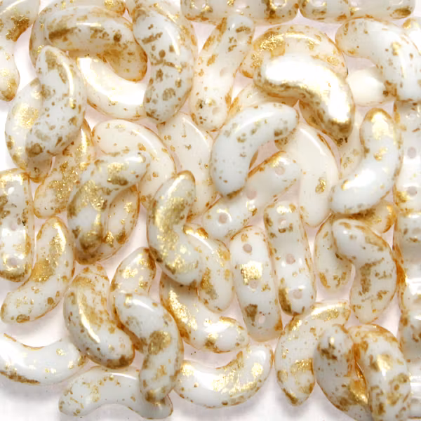 Opaque White Gold Splash Arcos 5g