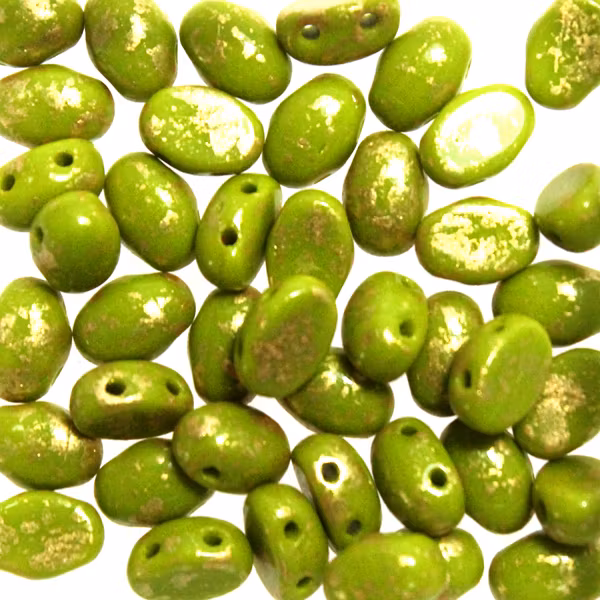 Opaque Olive Gold Splash Samos 5g