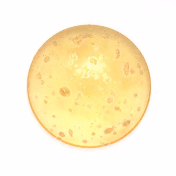Light Topaz Gold Splash Cabochon Par Puca 18mm 1st