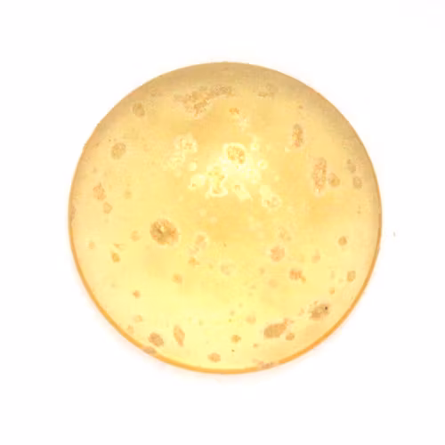 Light Topaz Gold Splash Cabochon Par Puca 18mm 1st
