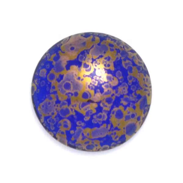 Sapphire Teracota Bronze Cabochon Par Puca 18mm 1st