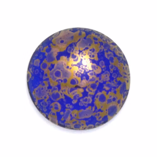 Sapphire Teracota Bronze Cabochon Par Puca 18mm 1st