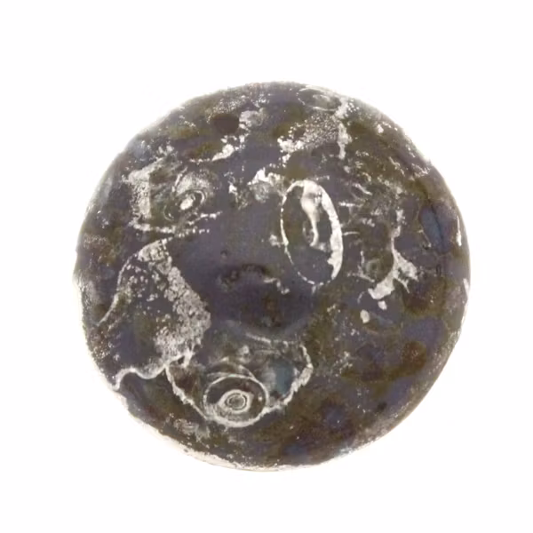 Purple Patina Silver Cabochon Par Puca 18mm 1st