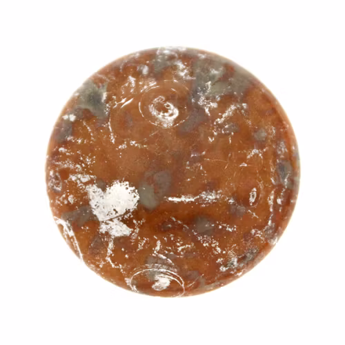 Opaque Rose Patina Silver Cabochon Par Puca 25mm 1st