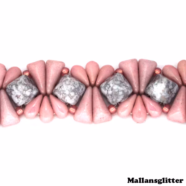 Veromid Bracelet Kit Rosa (EJ MÖNSTER ENDAST PÄRLOR)