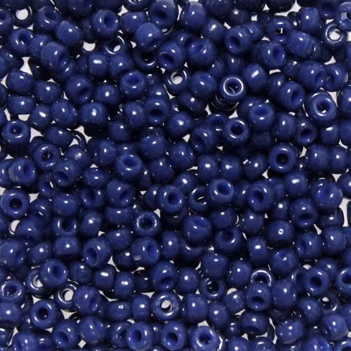 Duracoat Opaque Navy Blue 8-4493 Miyuki Seedbeads 8/0 10g