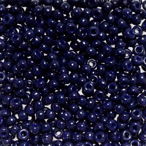 Duracoat Opaque Dark Navy Blue 8-4494 Miyuki Seedbeads 8/0 10g