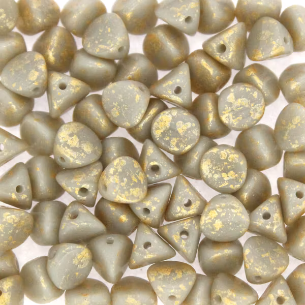 Opaque Grey Gold Splash Ilos 5g