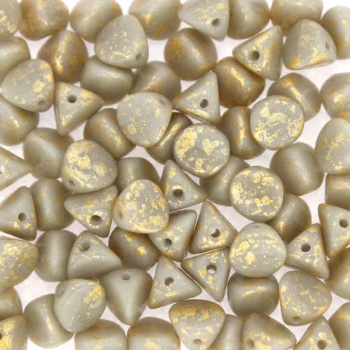 Opaque Grey Gold Splash Ilos 5g