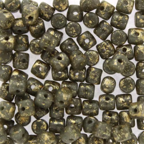 Opaque Dark Grey Gold Splash Minos 5g