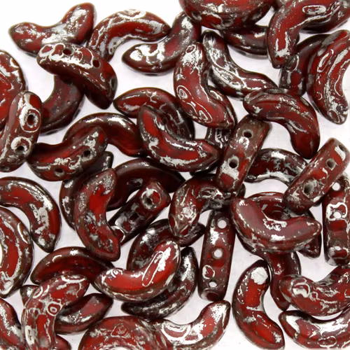 Opaque Red Patina Silver Arcos 5g