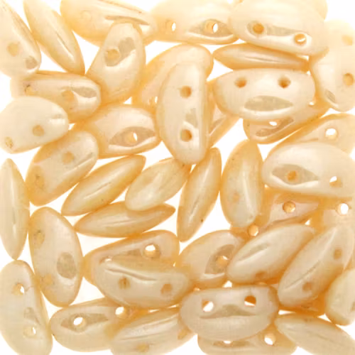 Opaque White Beige Luster Mobyduo 5g