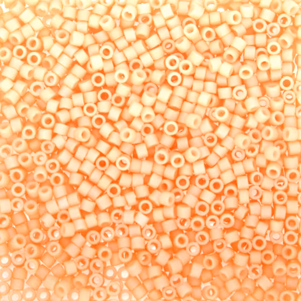 Matte Opaque Light Peach AB DB-1522 Delica 11/0 5g