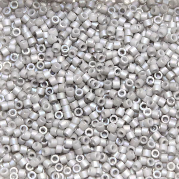 Matte Opaque Light Smoke AB DB-1528 Delica 11/0 5g