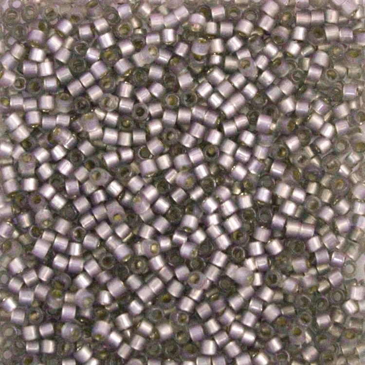 Dyed Smoke Gray Silverlined Alabaster DB-0631 Delica 11/0 5g