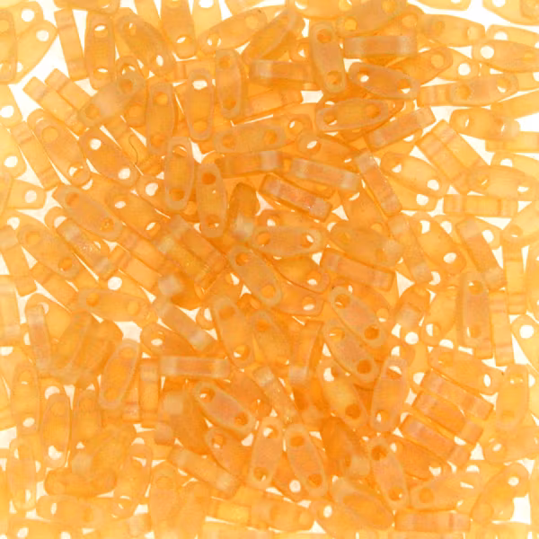 Matte Transparent Light Topaz AB QTL0132FR Miyuki Quarter Tila 5g