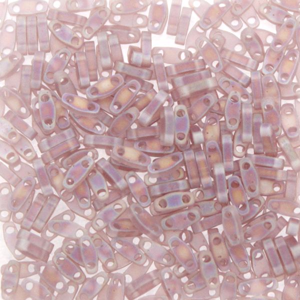 Matte Transparent Smoke Amethyst AB QTL0142FR Miyuki Quarter Tila 5g