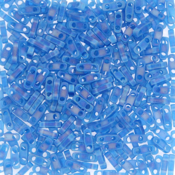 Matte Transparent Capri Blue AB QTL0149FR Miyuki Quarter Tila 5g