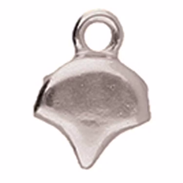 Cymbal Karavos Silverpläterad 7,9x10,4mm 2 st
