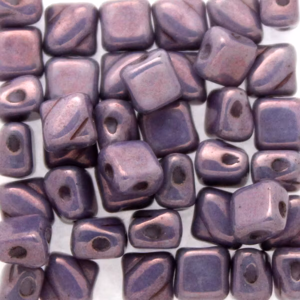 Alabaster Lila Vega Luster Silky Beads Mini 40st