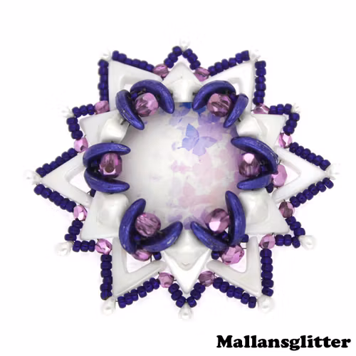 Dropava Kit Purple and White (EJ MÖNSTER ENDAST PÄRLOR)