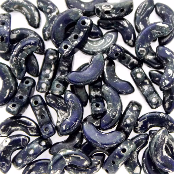 Opaque Dark Blue Patina Silver Arcos 5g
